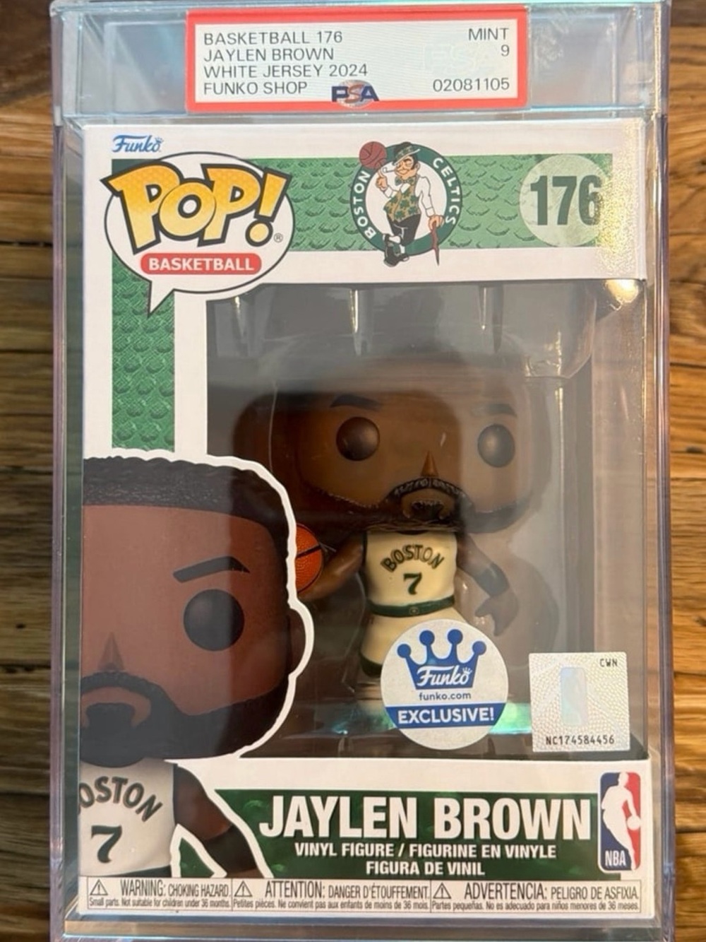 Funko Pop! GRADED Jaylen Brown #176 - Boston Celtics